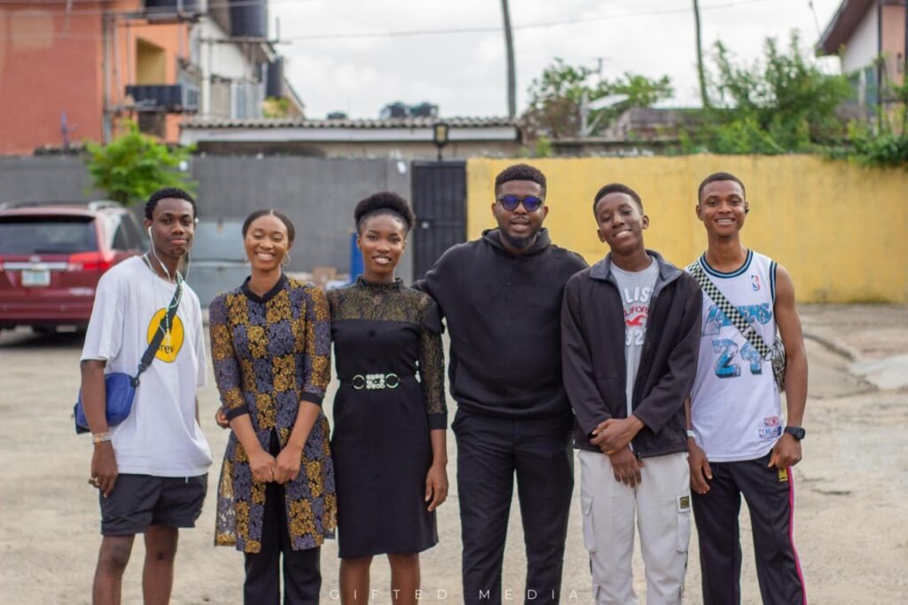 Ejike with his team