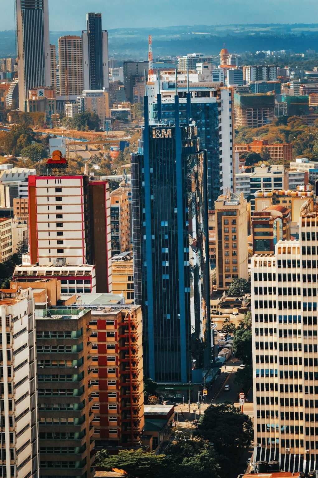 Nairobi city skyline, Kenya